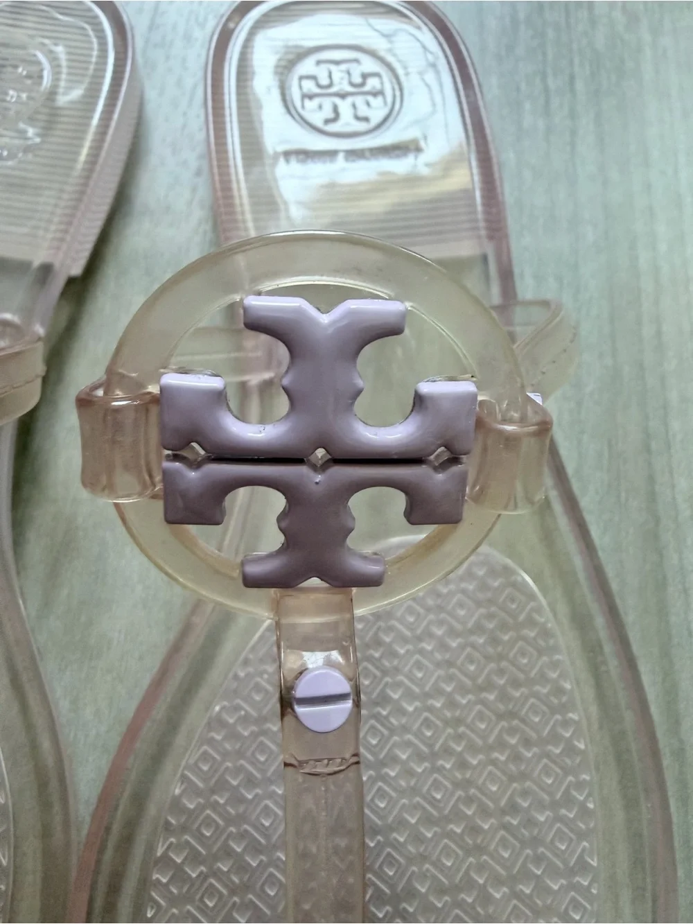 Tory Burch translucent pale
